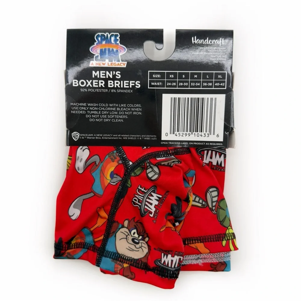 Looney Tunes Toons Space Jam Boxer Briefs Mens Size Medium Underwear Gift New
